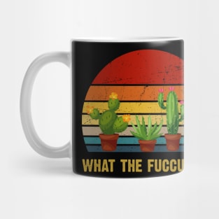 Vintage What The Fucculent Mug